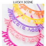 [Abspicious Props] С Днем Рождения HOE HappyBirthDay Headrress Милая пластиковая детская корона