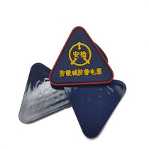 Anti-acid and alkali logo environmental protection PVC rubber label drop plastic clothing customized anti-static clothing label
