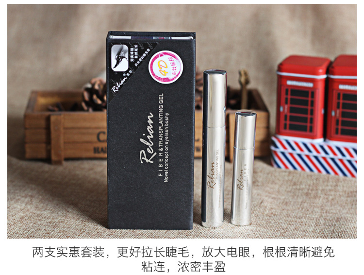 Tình yêu ban đầu dài giấc mơ mascara bộ kết hợp sợi đen tăng trưởng chất lỏng không thấm nước 8039 mascara 5x