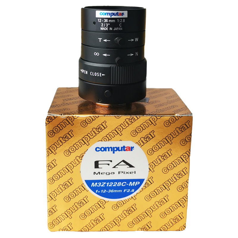 Computar zoom lens M3Z1228C-MP Manual aperture 12-36mm Industrial lens C connector