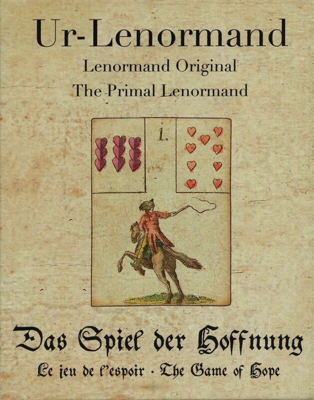 Imported Genuine Primal Lenormand the Game of Hope Original Lenormand (Order)