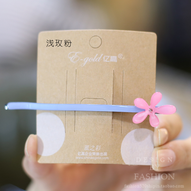 Toàn quốc 25 nhân dân tệ miễn phí bưu điện bangs clip từ thẻ phụ thẻ phụ kiện tóc mũ phụ kiện clip Hàn Quốc kẹo màu năm cánh hoa - Phụ kiện tóc dây cột tóc dễ thương cho bé