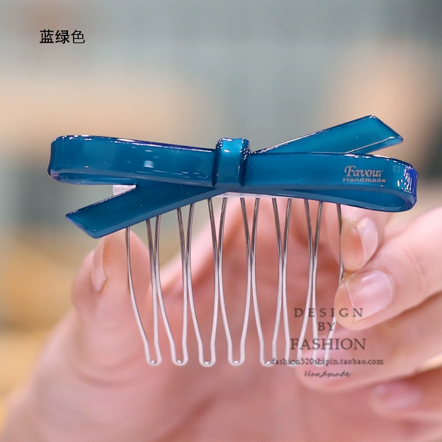 Quốc gia 25 nhân dân tệ vận chuyển Hàn Quốc acrylic chải tóc lược chải đầu dễ thương clip bangs lược tấm tóc clip kẹp tóc - Phụ kiện tóc kẹp tóc hàn quốc