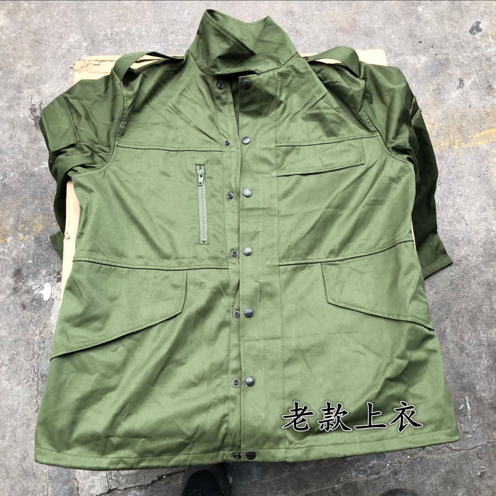 Stock 87 Type of winter combat training clothing Lawless polyester Thickened Work Suit Single Blouse Army Green Old-fashioned Military Camouwear