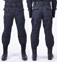 Special deal for navy blue and black summer mesh training uniform pants for men and women security training pants tactical pants plus fat