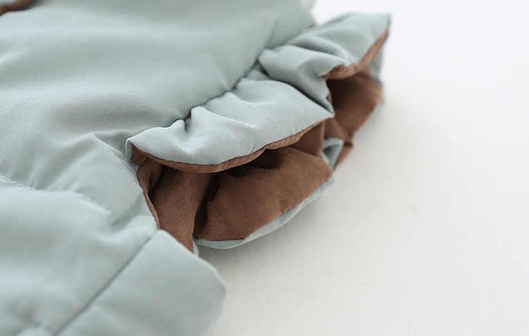 Bé gái mùa thu 1-3 tuổi bé gái mùa đông cotton vest ấm áp 2 bé baby chần vest phiên bản Hàn Quốc áo vest shop ao khoac tre em dep