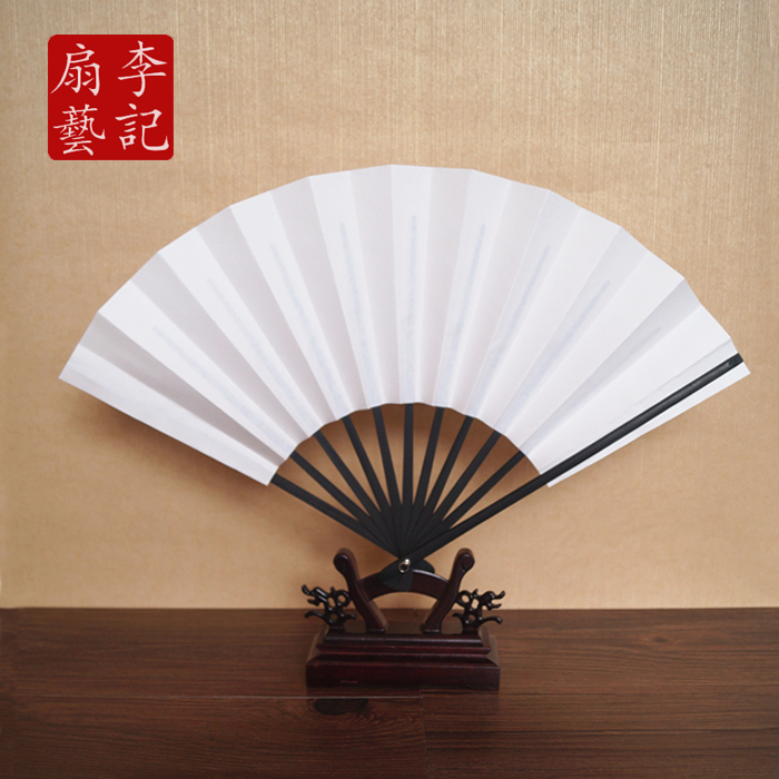 Li Kee Fan Art Cosplay Golden Noodles Day Style Chopsticks Fan Japanese Bat Fan Shimo to incite a diffuse double-sided folding fan