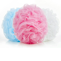 (3pcs)Bath shower ball Soft bath flower rub bath back rub Bath supplies Shower gel foaming net bath flower ball