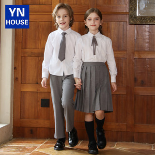 小学生校服英伦风衬衫合唱表演服幼儿园园服毕业照集体服班服套装