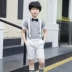 Trẻ em ăn mặc cô gái nhỏ hoa chủ nhà của cậu bé biểu diễn hợp xướng bib set boy piano hiệu suất trang phục mùa hè - Váy trẻ em đồ vest bé trai Váy trẻ em