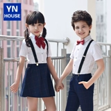 Детское платье девочки цветочницы, костюм мальчика цветочника, детские штаны, классический костюм