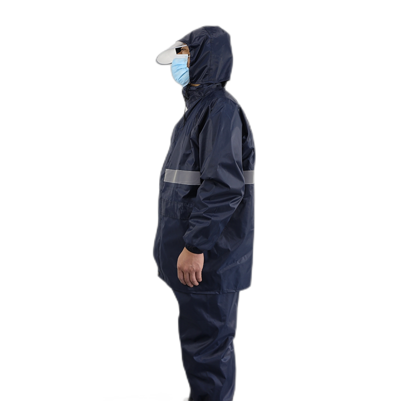 Handun Hd-Rac002 Double-Layer Split Raincoat for Men and Women, Outdoor Workwear, Long One-Piece Raincoat, Oxford Cloth Handun Hd-Rac002 Double-Layer Split Raincoat for Men and Women, Outdoor Workwear, Long One-Piece Raincoat, Oxford Cloth