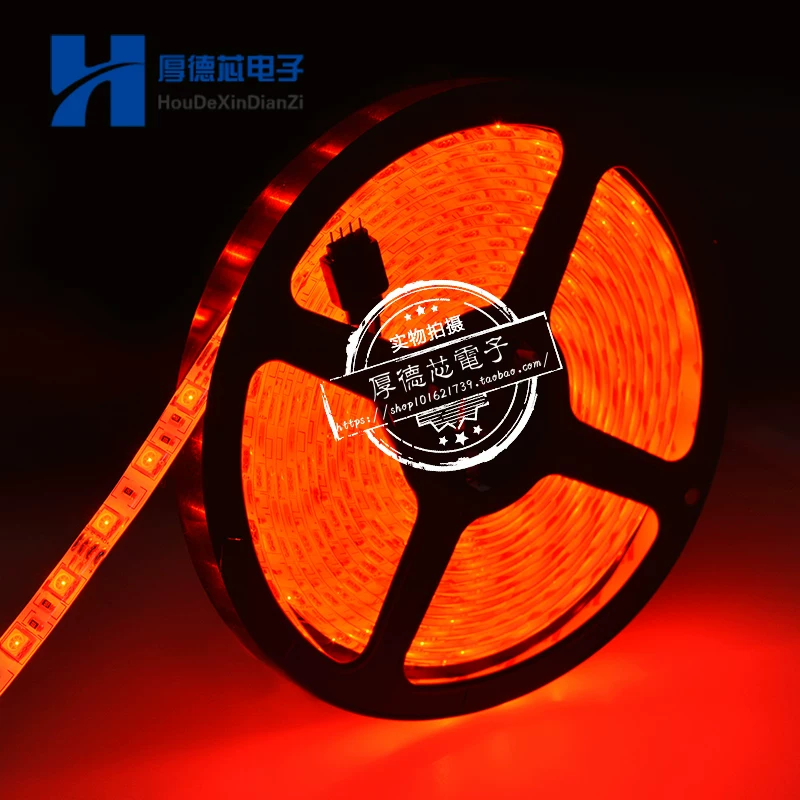 Светодиодная лента LED 12 В RGB, пульт управления, потолочный/комнатный свет — варианты 5 м, 24-кнопочный контроллер
