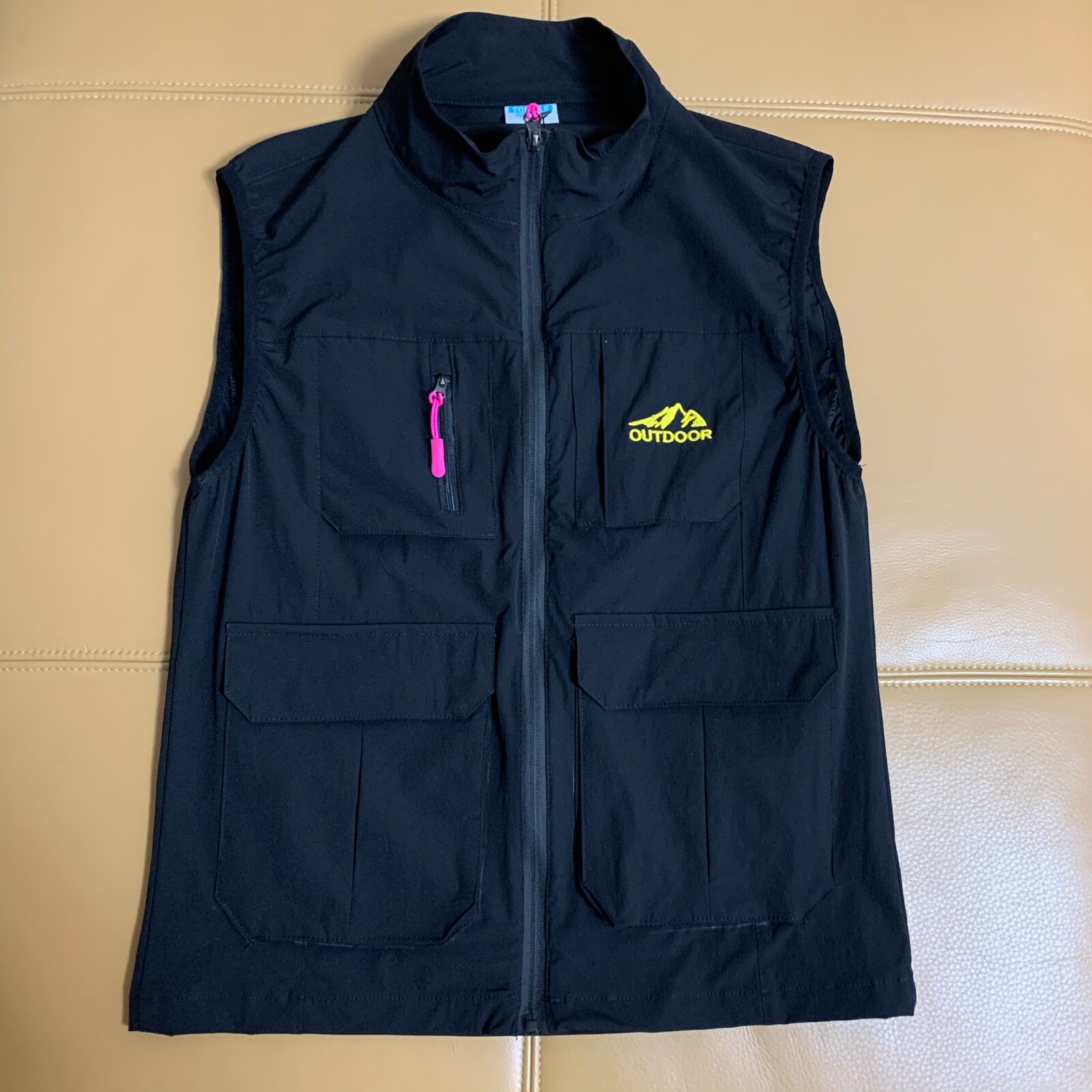 Foreign trade 0 single summer new multi-pocket outdoor women's vest quick drying breathable windproof shoulder sports climbing riding