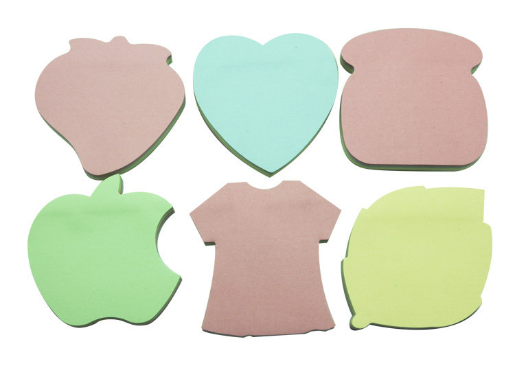 Lotte Stationery Color Profiled styling convenience patch colored four-layer four-color N post Sticker Message Paper Same-time Sticker-Taobao