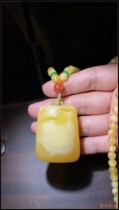 Natural Raw Mine Russia Feed Honey Wax White Nectar Safe With No Sign Pendant Sweater Chain