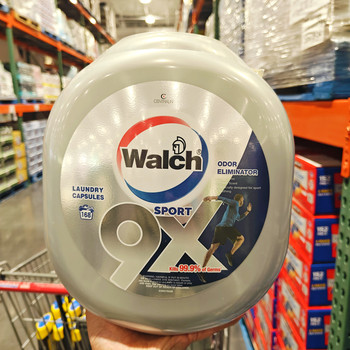 Walch Antibacterial Laundry Pods 9X Powerful Stain Removal Concentrated 99.9% Antibacterial
