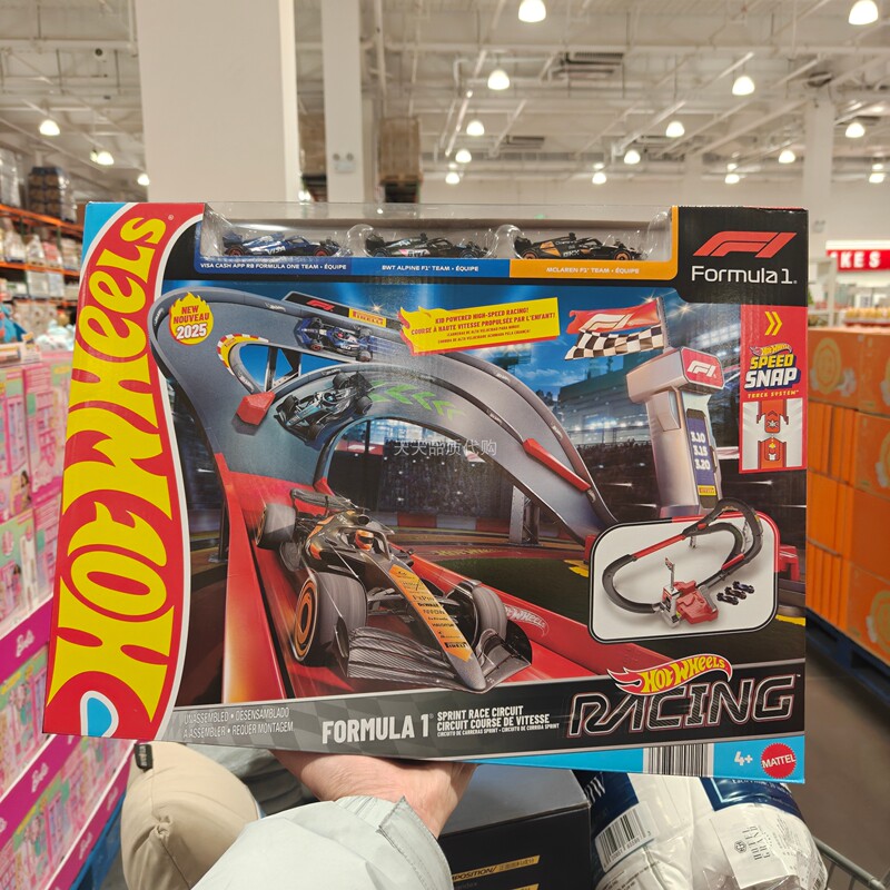 Hot Wheels Formula 1 F1 Racing Sprint Track Set Alloy Car Model Toy