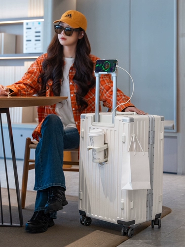 Вместительный и большой прочный чемодан, увеличенная толщина, 28 дюймов