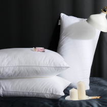 Cotton washable single pillow core white cotton health care neck high-play pillow 48 * 4cm pair