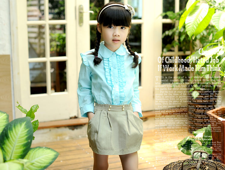 Chemise fille à manche longue - Ref 2085354 Image 22