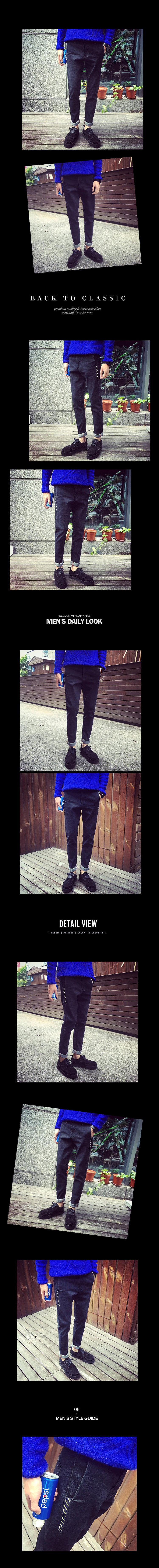 Jeans pour adolescent pieds Slim pour Quatre saisons - Ref 1482025 Image 20