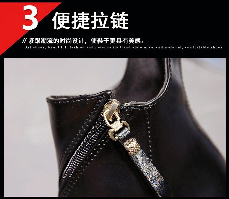 Booties mùa thu đông 2018 Giày mới Martin ủng nữ Giày gió Anh Giày nữ đế bệt shop giày boot nữ