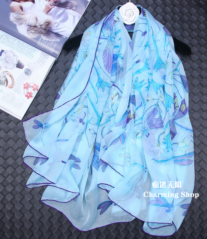 Clearance Sale at a Loss! New Summer Silk Sunscreen Scarf, Mulberry Silk Scarf, Large Square Scarf, Shawl, Beach Towel