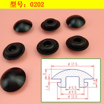 (Spot) non-standard custom-made with slot silicone rubber plug anisotropic dust plug bulkhead temperature 2 5M