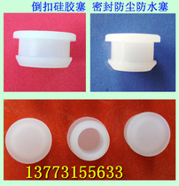 Transparent silicone plug with hole reverse buckle rubber plug high temperature resistant rubber cover sealing waterproof plug plug cover 21mm