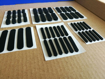 Notebook rubber pad chassis foot elliptical type for shock-absorbing foot pad self-adhesive 3m width 5mm