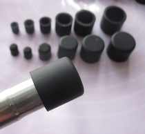 Rubber sheath cap cap cap cap cylinder cap cable insulated rubber cap threaded sheath round tube sheath