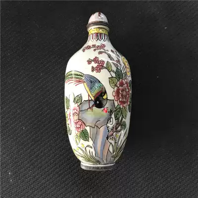 Antique Miscellaneous mini creative folk characteristics old goods porcelain boutique snuff bottle decoration decoration collection landscape