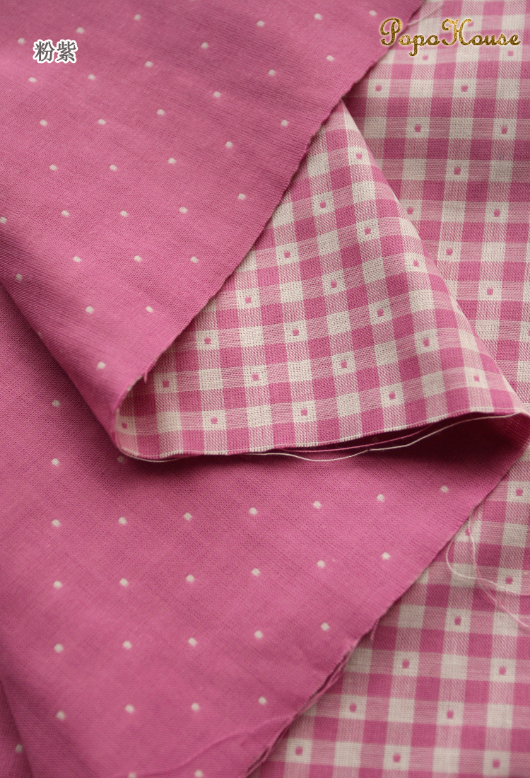 Khác nhau PopoHouse đứng về phía! Shuiyu ít kẻ sọc vải vải cotton Nhật sợi đôi chiếc khăn diy - Vải vải tự làm vải cotton hàn