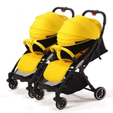 Складная коляска для близнецов, съёмная детская корзина для двоих, дракон и феникс, «три в одном»
