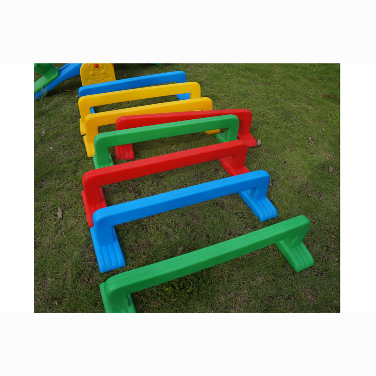 Kindergarten Hurdling plastic frame combination Children's sports activities Sensory integration training equipment Game competition hurdling toys