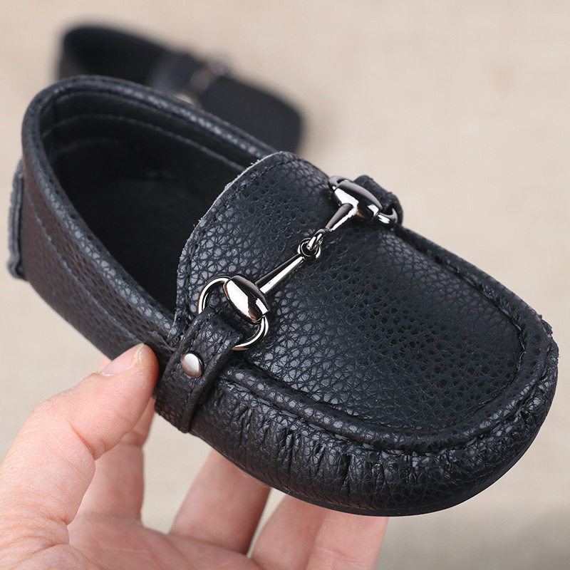 Boy Bean Bean Shoes Children Single Shoes Small Baby Leather Shoes Han Version Children Shoes 2020 Chunqiu Children's Leather Shoes