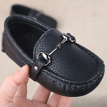 Boys Bean shoes Childrens single shoes baby shoes Korean childrens shoes 2020 Spring and Autumn childrens shoes
