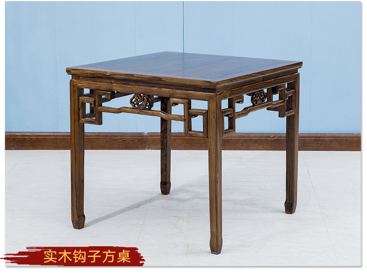Taishi trường hợp ghế trường hợp gỗ rắn Zhongtang sáu bộ dụng cụ cho bàn cho Đài Loan Tám người bất tử B & B đồ nội thất cổ Trung Quốc gỗ gụ - Bàn / Bàn bàn ghế nguyên khối