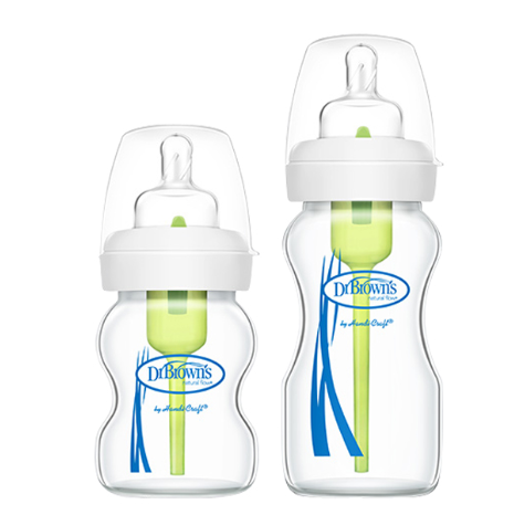 US Dr Brown Brown Plastic Glass Wide Mouth Bottle 150ml 270ml Optional-Taobao