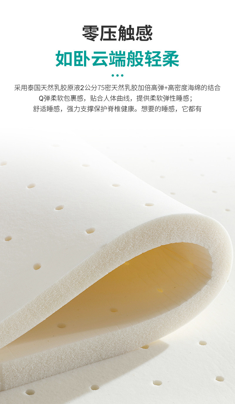 Тюфяк пены памяти 睡美佳比利时天丝面料家用床垫透气独立袋静音独立弹簧记忆棉床垫 3