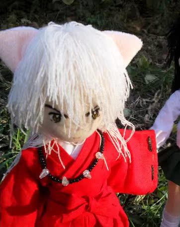 Treasure wood original handmade doll material bag Dog night fork DIY water dryer and cloth doll cloth handle doll handle doll