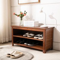 Dashan love bamboo entrance hall change shoes stool bamboo simple shoes stool door stool step stool