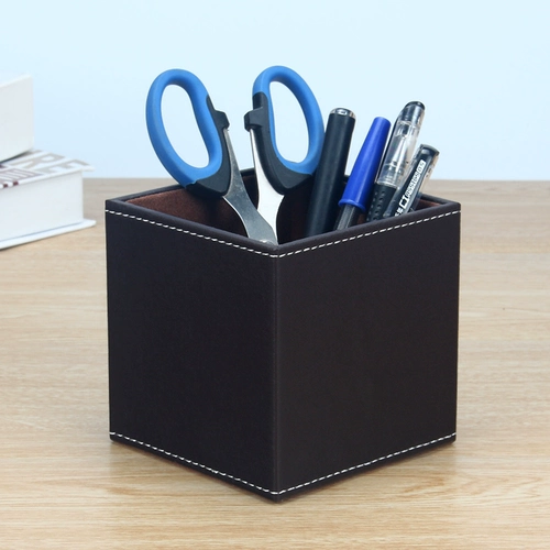 Деревянный держатель для ручек для школьников, канцтовары, модная универсальная милая коробка для хранения