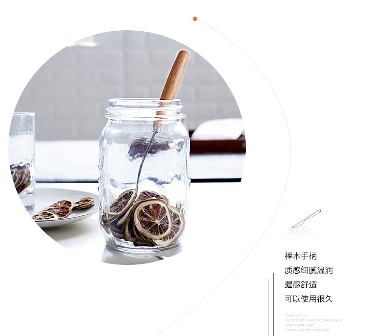 Hàn Quốc Sáng tạo Thép không gỉ Tay cầm dài Muỗng Văn phòng Môi trường Cà phê Thìa muỗng Kem Muỗng Đơn - Cà phê dụng cụ pha cafe