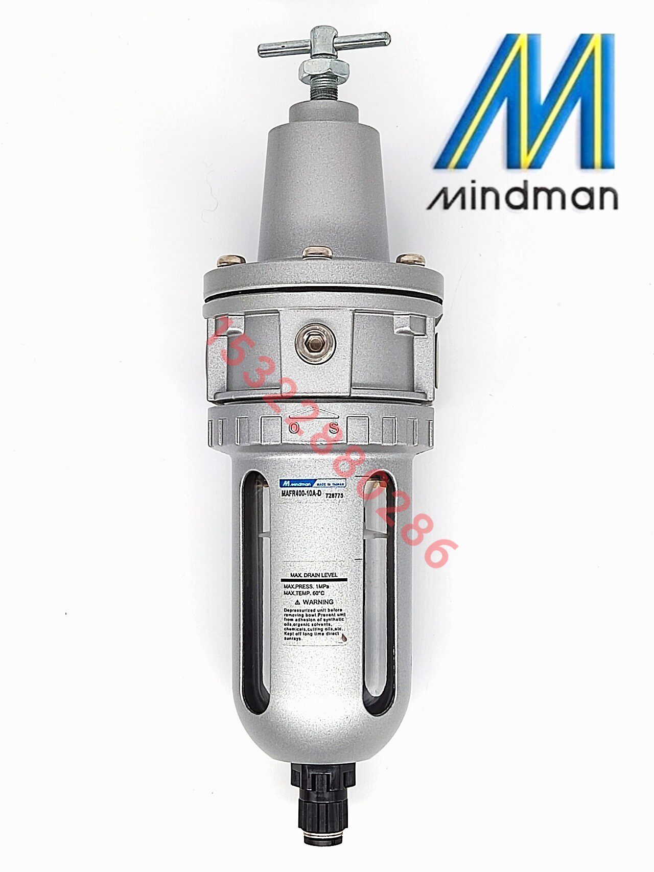 Mindman金器品牌MAFR400系列自动排水调压过滤器工业用真空过滤装置