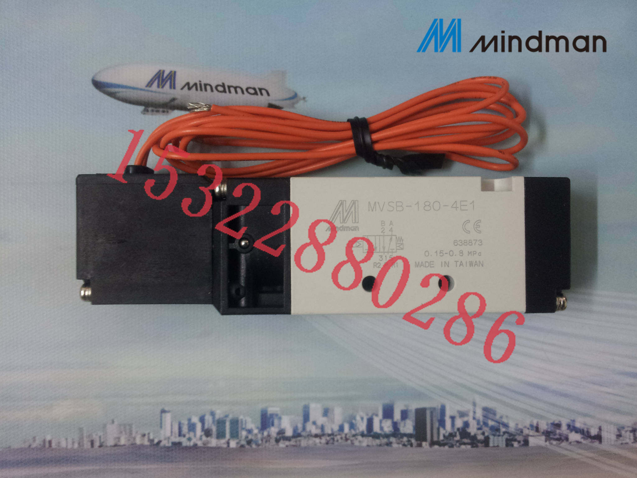 电磁阀MVSB-180-4E1-AC220V台湾金器Mindman全新原装现货供应