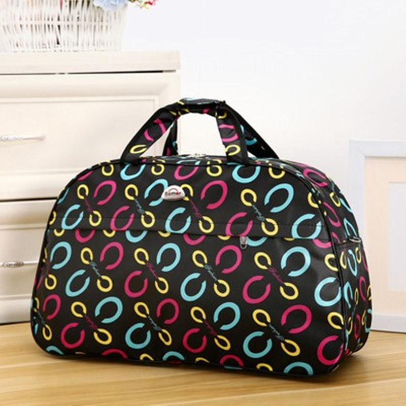 Travel Bag Women Han Edition Portable Oxford Cloth Large Capacity Short Trip Travel Out For Work Light Luggage Bags