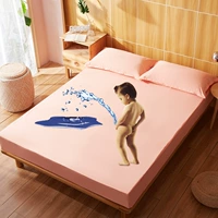 Хлопковая водонепроницаемая кровать, оранжевая простыня