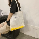 B.Duck, сумка через плечо, пластиковый шоппер, сумка на одно плечо, вместительная и большая кукла для школьников с молнией